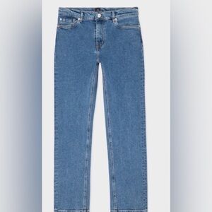 NWOT $438 Paul Smith Designer Made in Italy High Rise Straight Jeans Size 31